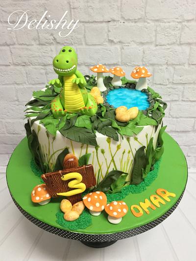 Dinosaur cake  - Cake by Zahraa