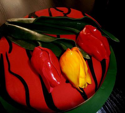 Tulips - Cake by danadana2