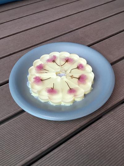 Sakura jelly pudding cake - Cake by R.W. Cakes