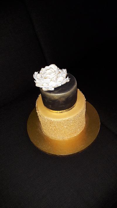 Black and gold - Cake by Ketrin