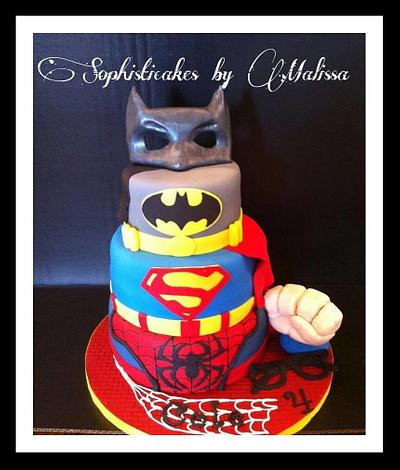 Super Hero Cake - Cake by Sophisticakes by Malissa