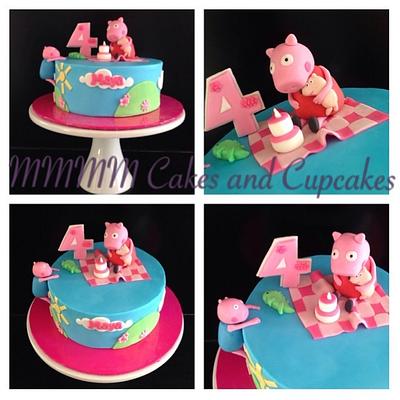 Peppa and George - Cake by Mmmm cakes and cupcakes