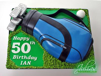 50th Birthday Golf Cake - Cake by Premierbakes (Julia)