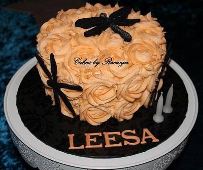 Dragonfly Cake for Leesa - Cake by Raewyn Read Cake Design