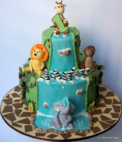 Jungle 1st Birthday - Cake by Jo Finlayson (Jo Takes the Cake)