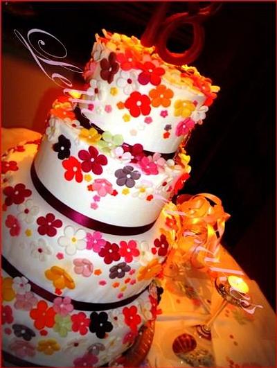 Flowers cake - Cake by LellaSweetCakes