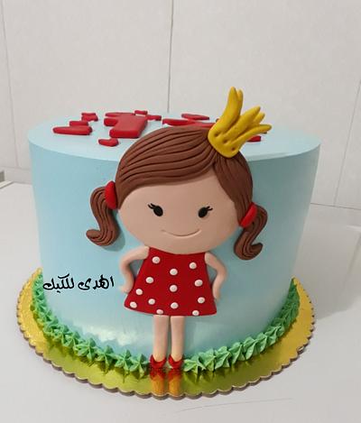 كيكة الفتاة - Cake by Alhudacake 