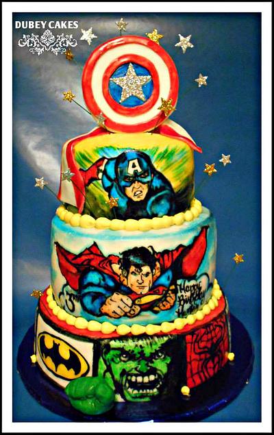 Super Hero Cake - Cake by Bethann Dubey