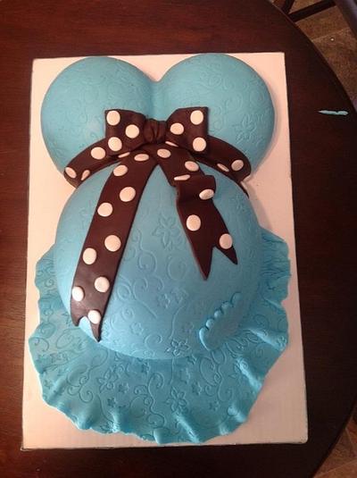 Pregnant belly cakes - Cake by Ashleylavonda