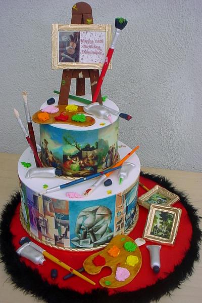 Picasso Birthday Cake - Cake by Ester Siswadi