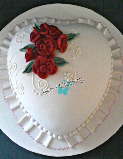 Valentine Heart Cake - Cake by Willene Clair Venter