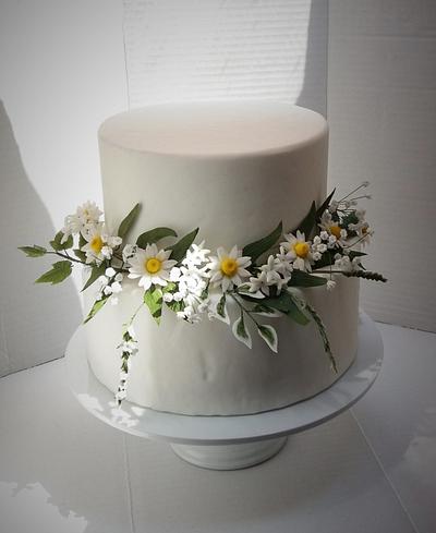 Wedding cake inspired by spring - Cake by Darina