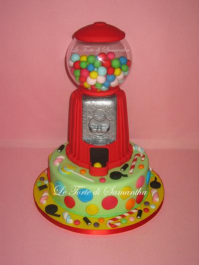 Gumball Machine Cake - Cake by Samantha Camedda