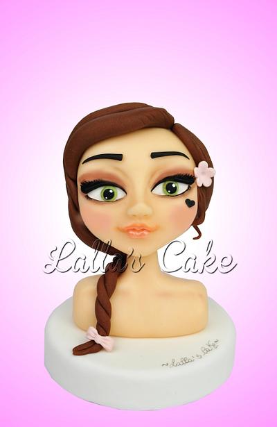 Face of woman - Cake by Lalla's Cake