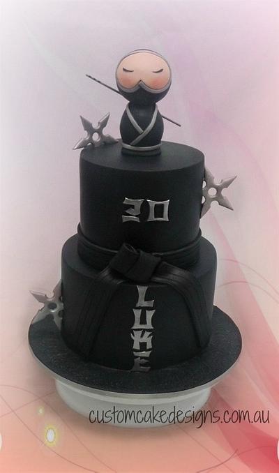 Ninja Kokeshi Doll Cake - Cake by Custom Cake Designs