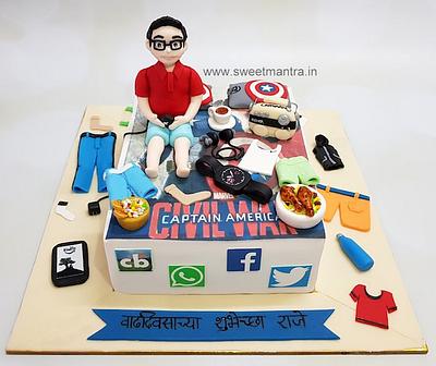 Cake designs for boyfriend - Cake by Sweet Mantra Homemade Customized Cakes Pune