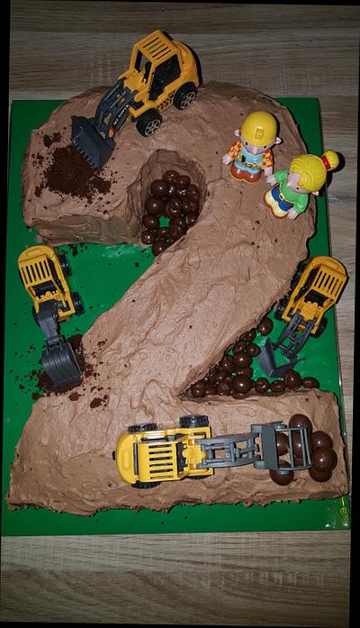constructionsite cake - Cake by Bakmuts en zo