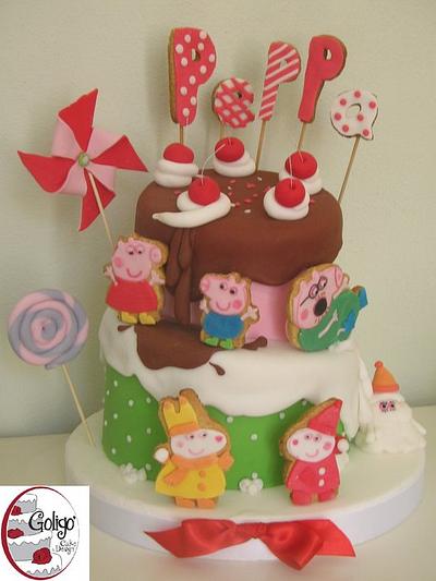 Surrealistic Peppa Pig cake - Cake by Claudia