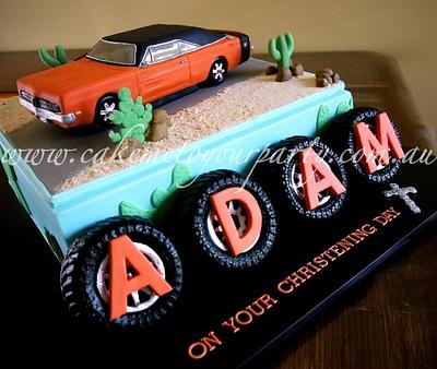 1969 Valiant/Dodge Charger Car Cake. - Cake by Leah Jeffery- Cake Me To Your Party