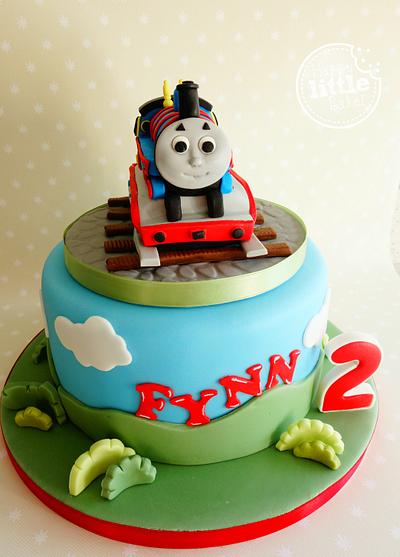 Thomas the tank engine birthday cake - Cake by Happy Little Baker