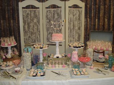 Sweet Treat Tables "Weddings" - Cake by Shelly- Sweetened by Shelly