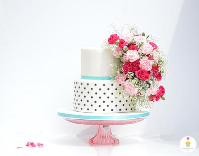Pretty in Teal - Cake by SugarBritchesCakes
