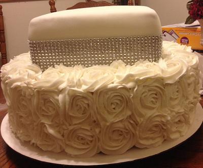 First wedding cake!! - Cake by Marie1521