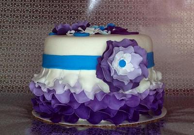 Petal cake - Cake by Melissa Stewart