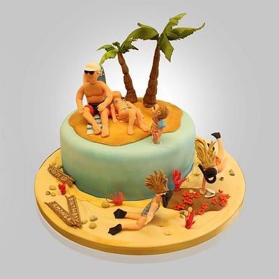 Caribbean Family Vacation - Cake by Melanie