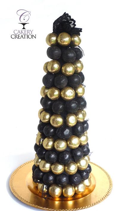 Great Gatsby Inspired Cake Ball Tree - Cake by Cakery Creation Liz Huber