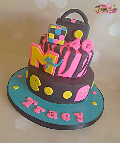 80s theame cake  - Cake by Michelle Donnelly