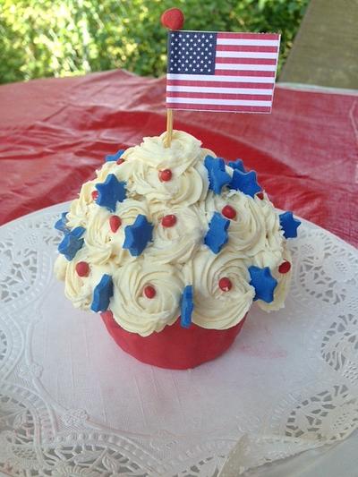 Patriotic Cupcake - Cake by Julia 