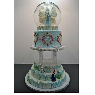  Another Frozen cake!  - Cake by Sweet D's Cakes