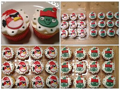 Angry birds seasons cupcakes - Cake by First Class Cakes