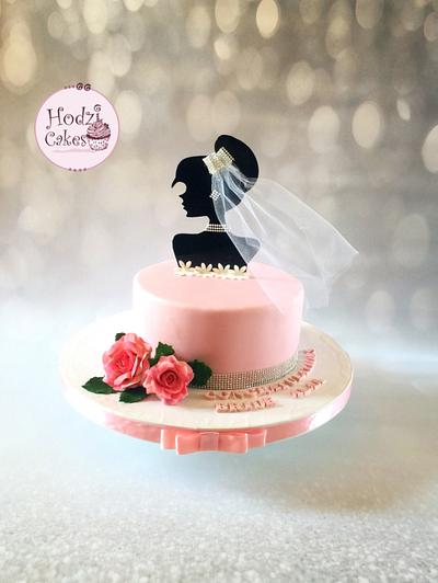 Pinky Bridal Shower Cake 💖🌷 - Cake by Hend Taha-HODZI CAKES