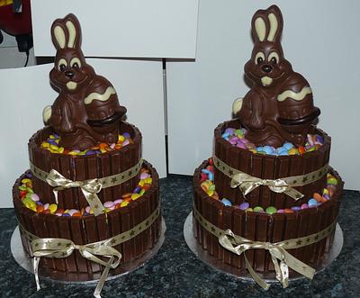 Easter bunny cakes  - Cake by Krazy Kupcakes 