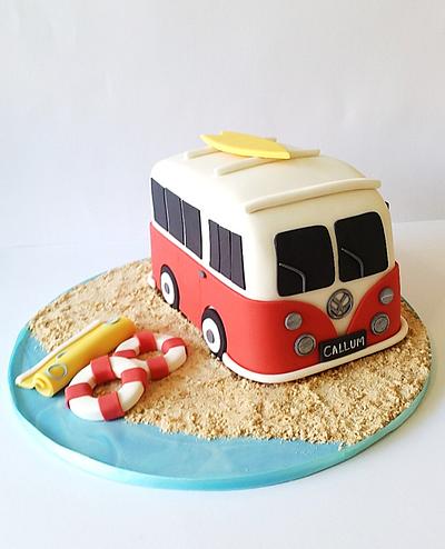 VW Camper - Cake by Baked by Sunshine