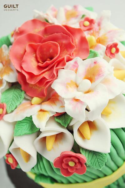 Bouquet Birthday Cake - Cake by Guilt Desserts