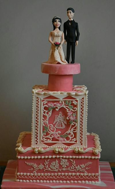 Wedding cake  - Cake by Priyanka 