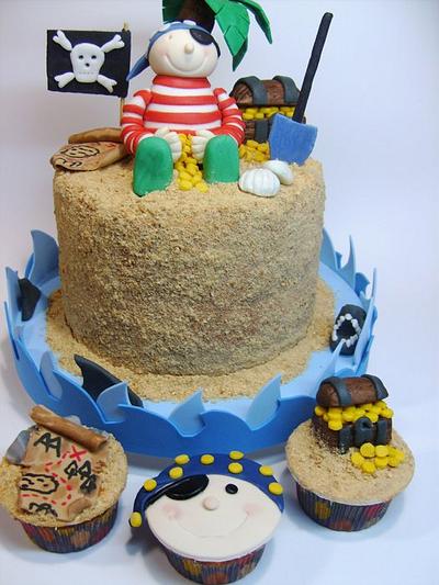Pirate Treasure - Cake by Tortikas Patisserie