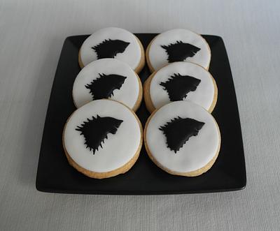 Stark Sigil Biscuits - Cake by BluebirdsBakehouse