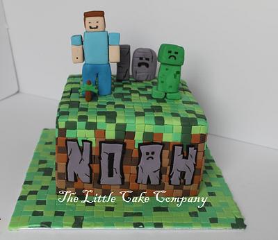 minecraft cake - Cake by The Little Cake Company