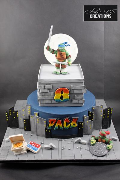 Turtle Ninja  - Cake by Claire DS CREATIONS