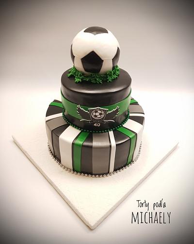 The football cake - Cake by Michaela Hybska