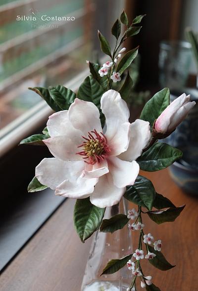Magnolia Flower - Cake by Silvia Costanzo