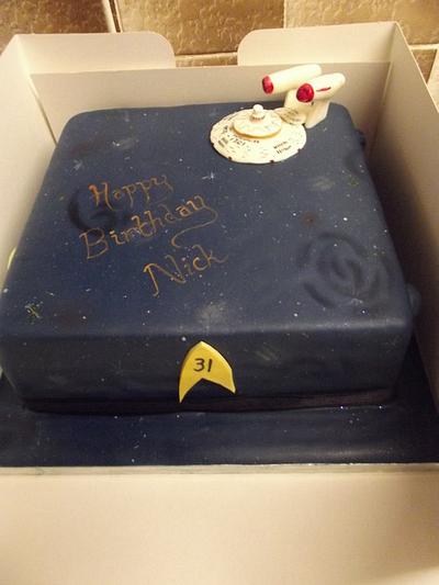 Star Trekkin :) - Cake by allisuzy29