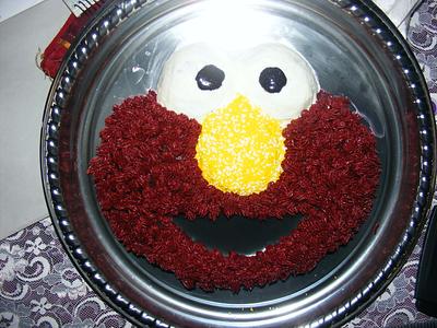 Simple Elmo - Cake by Save Me A Piece ~ Deb