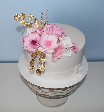 Wedding cake - Cake by Adriana12