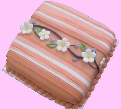 cake withflowers - Cake by lisssa