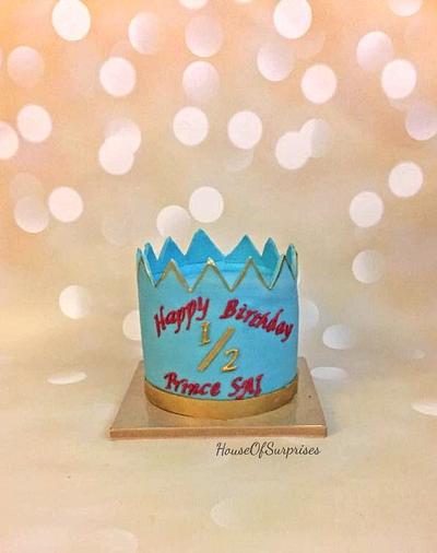 Happy 1/2 birthday prince - Cake by Shikha